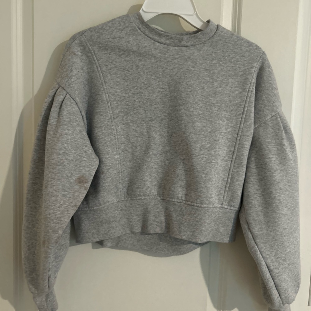 Grey crew neck